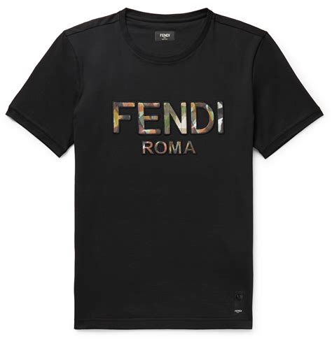 fendi t shirt mannen|Fendi t shirts men's.